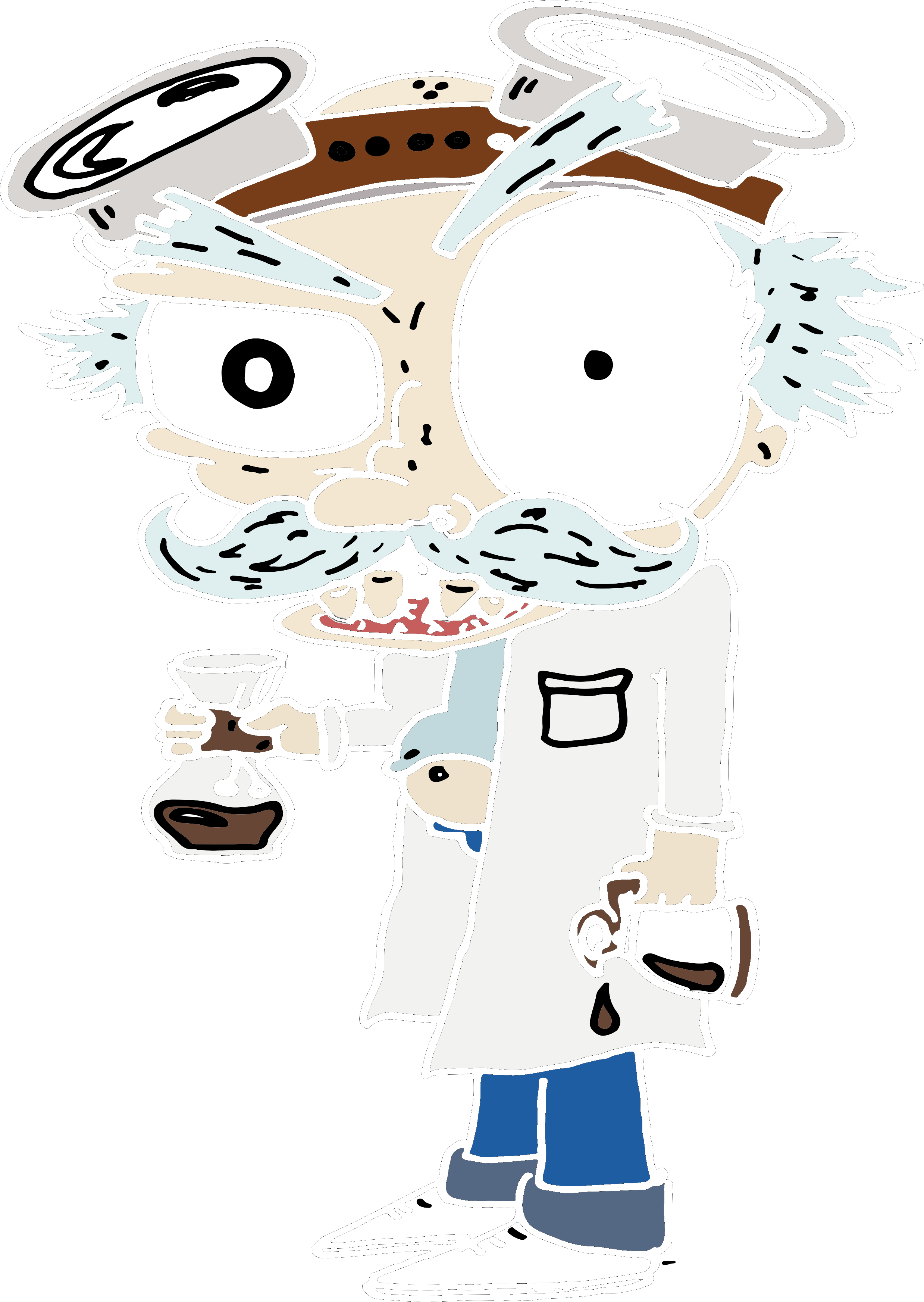 Dr. Cray — Simple Bru mascot